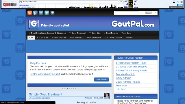 GoutPal.com 2012 Professional WordPress Design